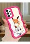 Samsung Galaxy A33 5g Compatible Case Camera Protector Red Silicone Couple Phone Case Cartoon Pattern
