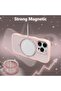 حافظة ZTOFERA لهاتف آيفون 15 برو ماكس متوافقة مع MagSafe - وردي - 4