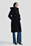Aller Detailed Hooded Quilted Jacket Black - 2