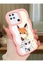 Redmi 10C Compatible Case Camera Protective Pink Silicone Lover Couple Phone Case Cartoon Pattern