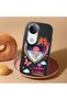 For Vivo V50 Compatible Case Camera Protective Black Heart Pattern Silicone Lover Couple Phone Case - 2
