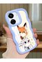 Poco C65 Compatible Case Camera Protective Blue Silicone Lover Couple Phone Case Cartoon Pattern