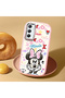 Samsung Galaxy A34 Compatible Case Camera Protector Pink Minnie Patterned Silicone Lover Couple Phone Case - 2