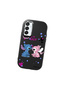 Samsung Galaxy M15 Compatible Case Camera Protective Black Stitch Patterned Silicone Beloved Couple Phone Case - 3