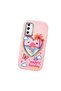 Samsung Galaxy S20 Fe Compatible Case Camera Protector Pink Heart Pattern Silicone Lover Couple Phone Case - 3