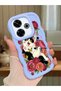 Redmi 13 Compatible Case Camera Protector Blue Silicone Lover Couple Phone Case Cat Case