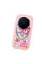 Vivo X300 Pro Compatible Case Camera Protective Pink Heart Pattern Silicone Lover Couple Phone Case - 3