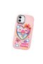 iPhone 12 Compatible Case Camera Protector Pink Heart Pattern Silicone Lover Couple Phone Case - 3