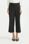 Ankle Length Wide Leg Pants - Black - 2
