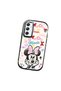 Samsung Galaxy A34 Compatible Case Camera Protective Black Minnie Patterned Silicone Lover Couple Phone Case - 3