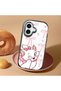 iPhone 16 Compatible Case Camera Protector Black Cartoon Pattern Silicone Lover Couple Phone Case - 2