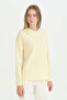 Long Sleeve Basic Cotton T-Shirt - Butter Yellow - 2
