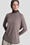 Lace Knitwear Sweater Mink - 8