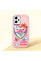 Poco X5 5g Compatible Case Camera Protector Pink Heart Pattern Silicone Lover Couple Phone Case
