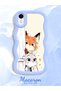 iPhone Xr Compatible Case Camera Protector Blue Silicone Lover Couple Phone Case Cartoon Pattern - 2