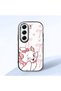 Tecno Camon 40 Compatible Case Camera Protective Black Cartoon Patterned Silicone Couple Phone Case