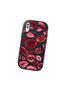 Samsung Galaxy A30 Compatible Case Camera Protective Black Kiss Patterned Silicone Lover Couple Phone Case - 3