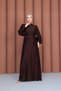 Sadem Elbise | Kahve - 3