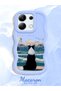 Redmi Note 13 4g Compatible Case Camera Protector Blue Silicone Lover Couple Phone Case Dog Pattern - 2