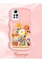 Redmi Note 12 Pro 4g Compatible Case Camera Protection Pink Silicone Beloved Couple Phone Case Floral Case - 2