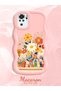 Redmi Note 10S Compatible Case Camera Protector Pink Silicone Couple Phone Case Flower Case - 2