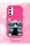 Samsung Galaxy A34 5g Compatible Case Camera Protector Red Silicone Lover Couple Phone Case Dog Pattern - 2