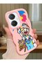 Vivo Y27 Compatible Case Camera Protective Pink Silicone Lover Couple Phone Case Cartoon Pattern