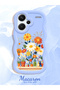 Redmi Note 13 Pro Plus 5g Compatible Case Camera Protective Blue Silicone Lover Couple Phone Case Floral Case - 2