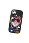 Realme C25Y Compatible Case Camera Protector Black Heart Patterned Silicone Lover Couple Phone Case - 3