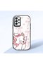Samsung Galaxy A52 Compatible Case Camera Protective Black Cartoon Patterned Silicone Lover Couple Phone Case