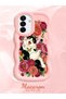 Samsung Galaxy A17 Compatible Case Camera Protective Pink Silicone Beloved Couple Phone Case Cat Case - 2