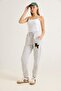 3 Threaded Embroidered Gray Tracksuit with Elastic Ankles - 3