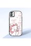 Samsung Galaxy A04E Compatible Case Camera Protective Black Cartoon Patterned Silicone Lover Couple Phone Case
