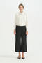 Ankle Length Wide Leg Pants - Black
