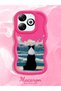 Infinix Hot 40I Compatible Case Camera Protective Red Silicone Lover Couple Phone Case Dog Pattern - 2