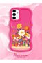Samsung Galaxy A13 5g Compatible Case Camera Protective Red Silicone Lover Couple Phone Case Floral Case - 2