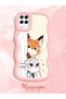Samsung Galaxy A12 Compatible Case Camera Protective Pink Silicone Lover Couple Phone Case Cartoon Pattern - 2