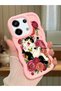Redmi Note 13 Pro 5g Compatible Case Camera Protective Pink Silicone Lover Couple Phone Case Cat Case