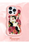 iPhone 14 Pro Compatible Case Camera Protector Pink Silicone Lover Couple Phone Case Cat Case - 2