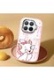 Mi 15t Pro Compatible Case Camera Protective Pink Cartoons Pattern Silicone Lover Couple Phone Case - 2
