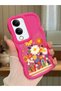 For Vivo Y29T 5g Compatible Case Camera Protective Red Silicone Lover Couple Phone Case Floral Case