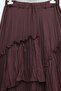 Gathered Layered Voile Skirt with Lining - 2