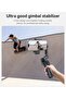 3-Axis Gimbal Stabilizer, SF21 Face Tracking With Camera Powerful Battery Built-in Extra Fill Light - Black - 2