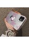 iPhone 12/12 Pro Compatible Hard Acrylic Back Silicone Edge Lens Protection Double Case - 4