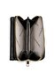Women's Soft Faux Leather Multi-Card Holder, Zippered Wallet Sand Matte - 6