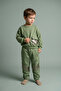 Boy's Shiny Pocket Detailed Elastic Cuffed Tracksuit Set