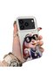 iPhone 17 Pro Compatible Hard Acrylic Back Silicone Edge Lens Protection Dual Case