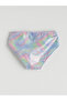 Nevavm Patterned Ruffle Detailed Girls' Bikini with Difference - 5