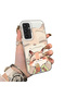 Samsung Galaxy S23 Fe Compatible Hard Acrylic Back Silicone Edge Lens Protection Double Case