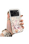 iPhone 17 Pro Compatible Hard Acrylic Back Silicone Edge Lens Protection Dual Case